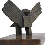 454 - Piere Székely - Béke, Párizs-Budapest, Madár, 1982. 15x23x11cm - Bronz 0352